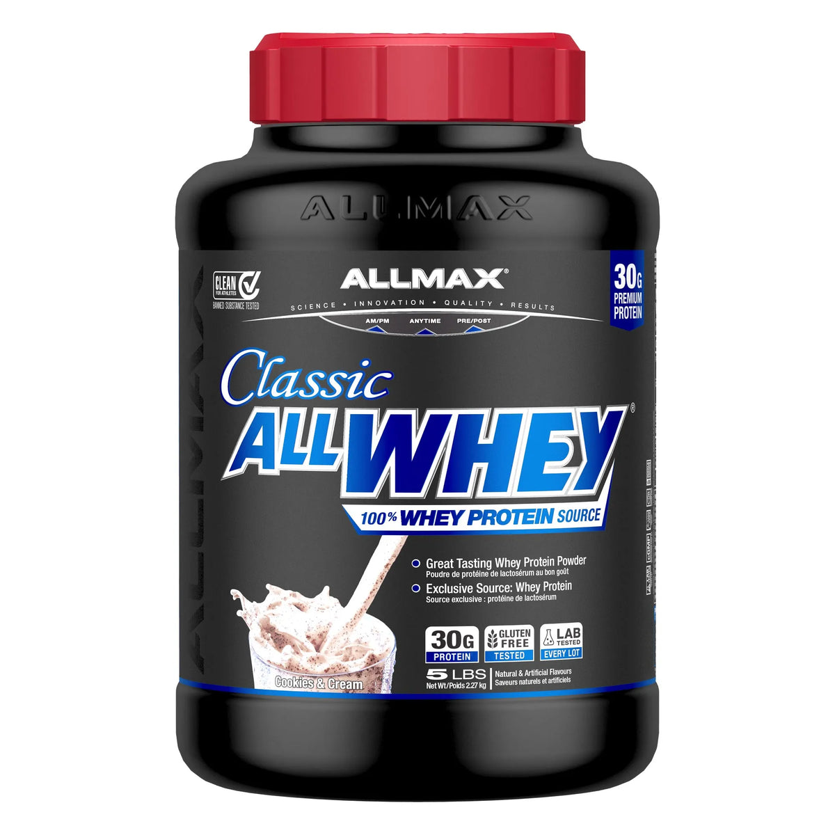 Classic AllWhey: 100% Whey Protein Source — 5 lb / Cookies & Cream