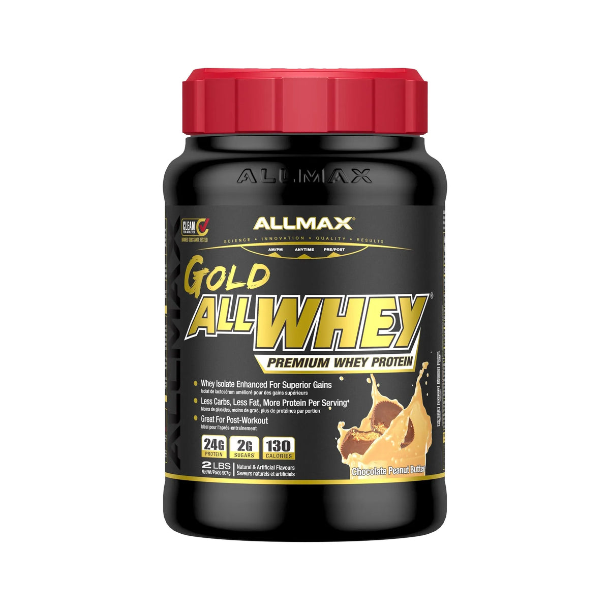 Gold AllWhey: Premium Whey Protein — 2 lb / Chocolate Peanut Butter
