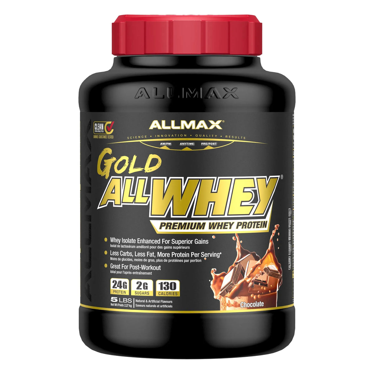 Gold AllWhey: Premium Whey Protein — 5 lb / Chocolate