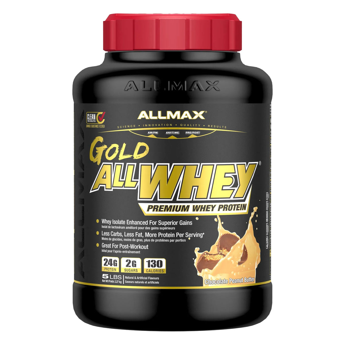 Gold AllWhey: Premium Whey Protein — 5 lb / Chocolate Peanut Butter