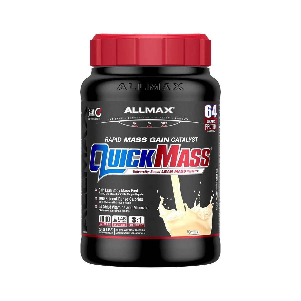 QuickMass Rapid Mass Gain Catalyst — 3.5 lbs / Vanilla