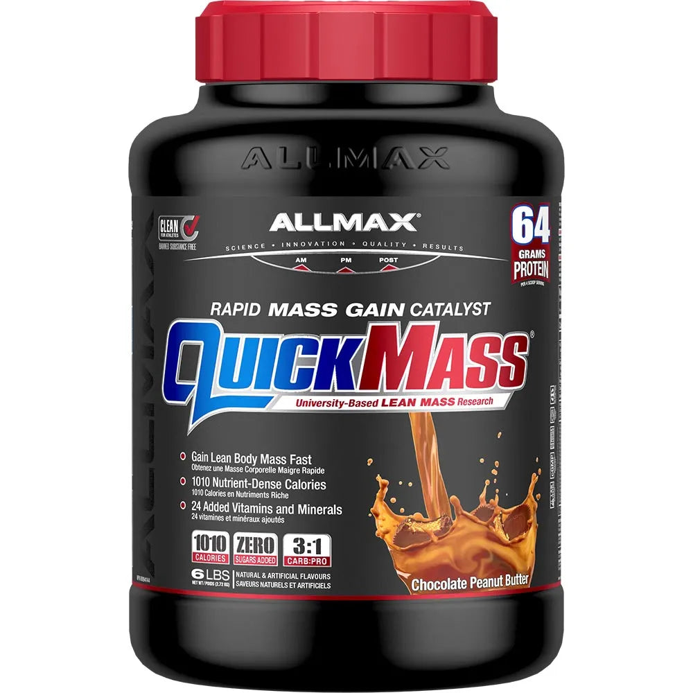 QuickMass Rapid Mass Gain Catalyst — 6 lbs / Chocolate Peanut Butter