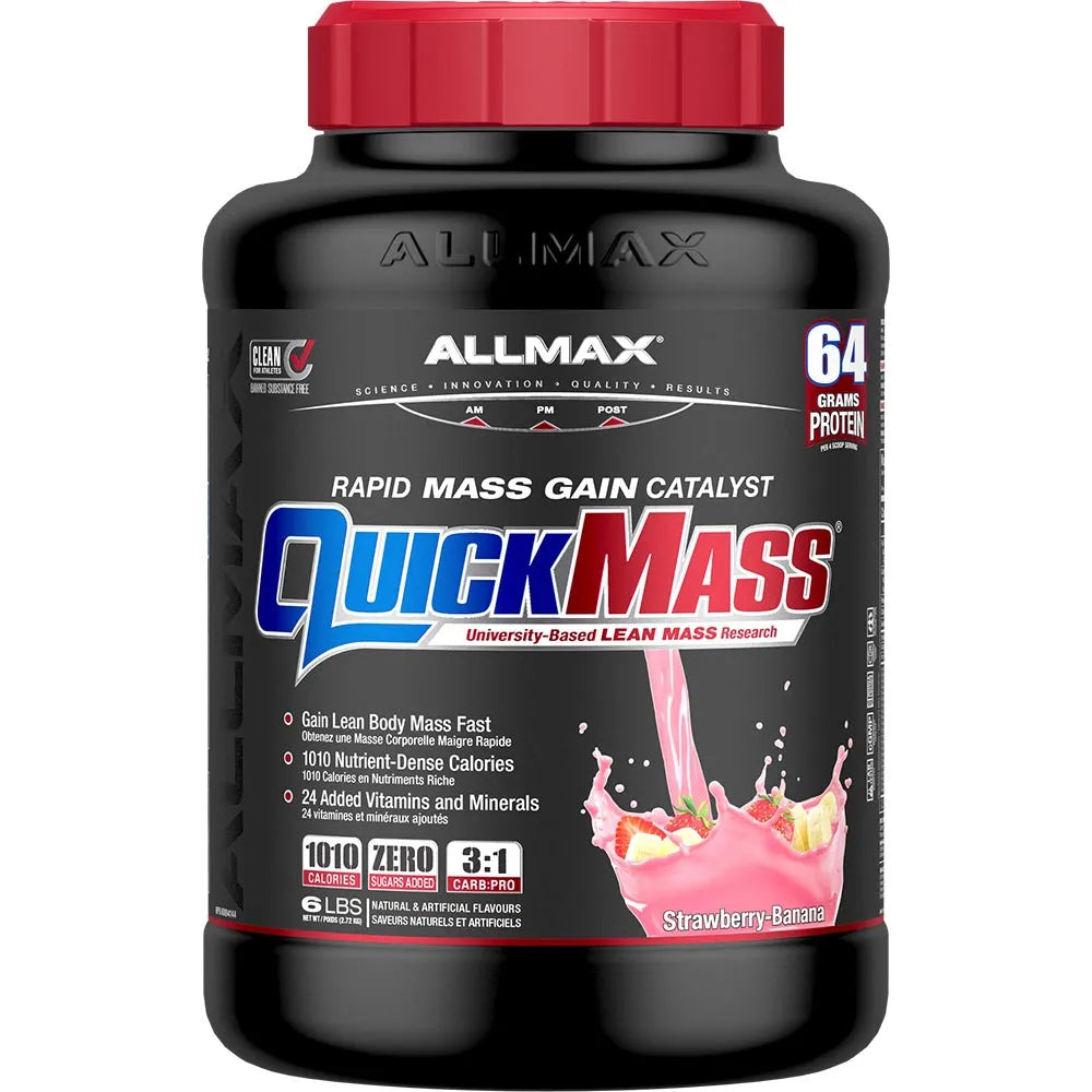 QuickMass Rapid Mass Gain Catalyst — 6 lbs / Strawberry Banana