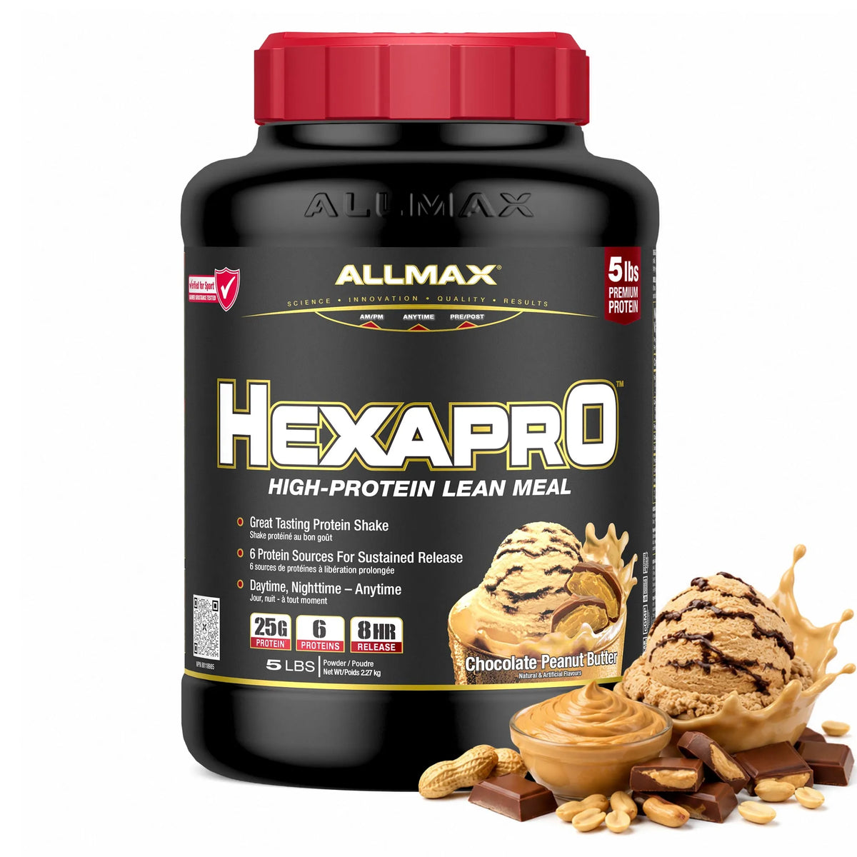 Hexapro: High Protein Lean Meal — 5 lb / Chocolate Peanut Butter