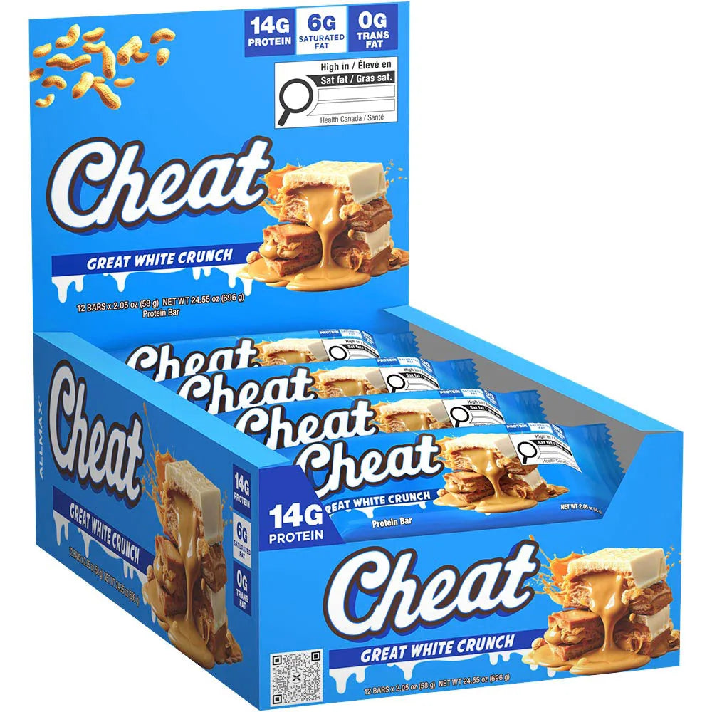 Allmax Cheat Bar — 12 Bars / Great White Crunch