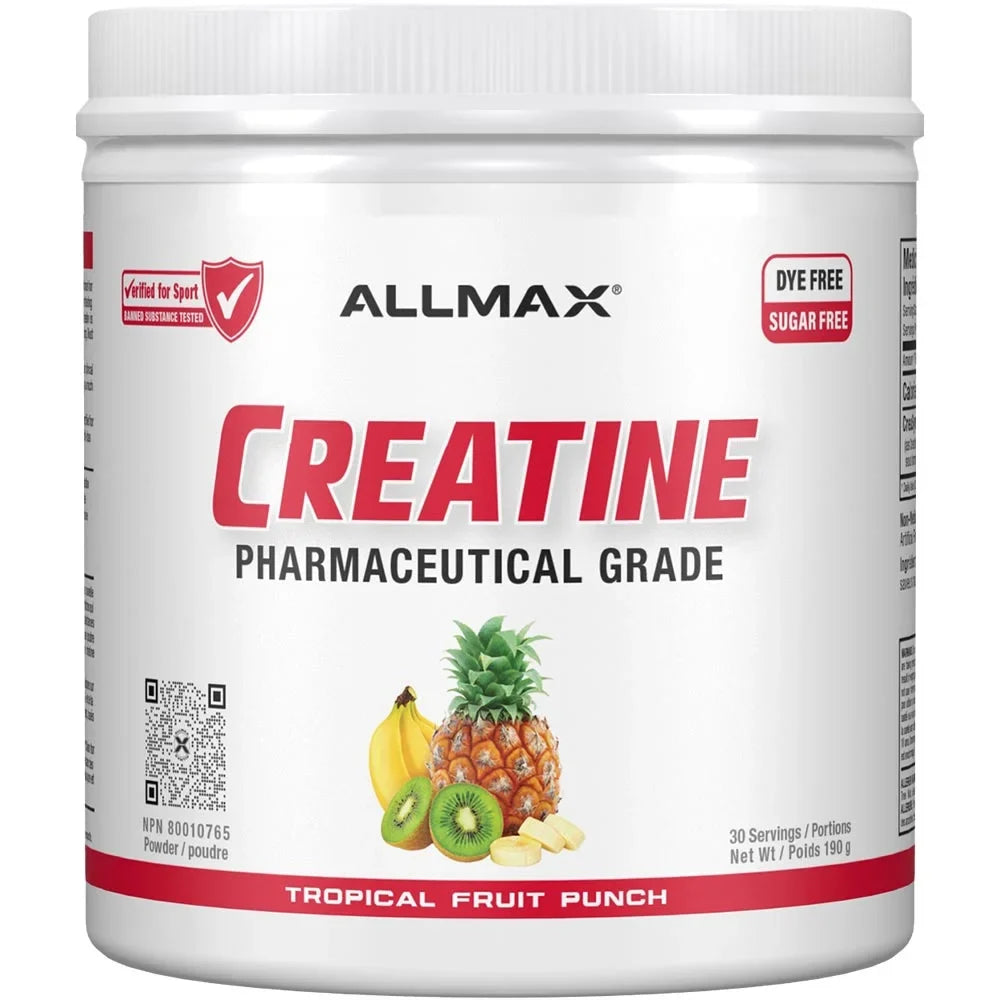 Flavored Creatine Monohydrate Powder — Tropical Fruit Punch