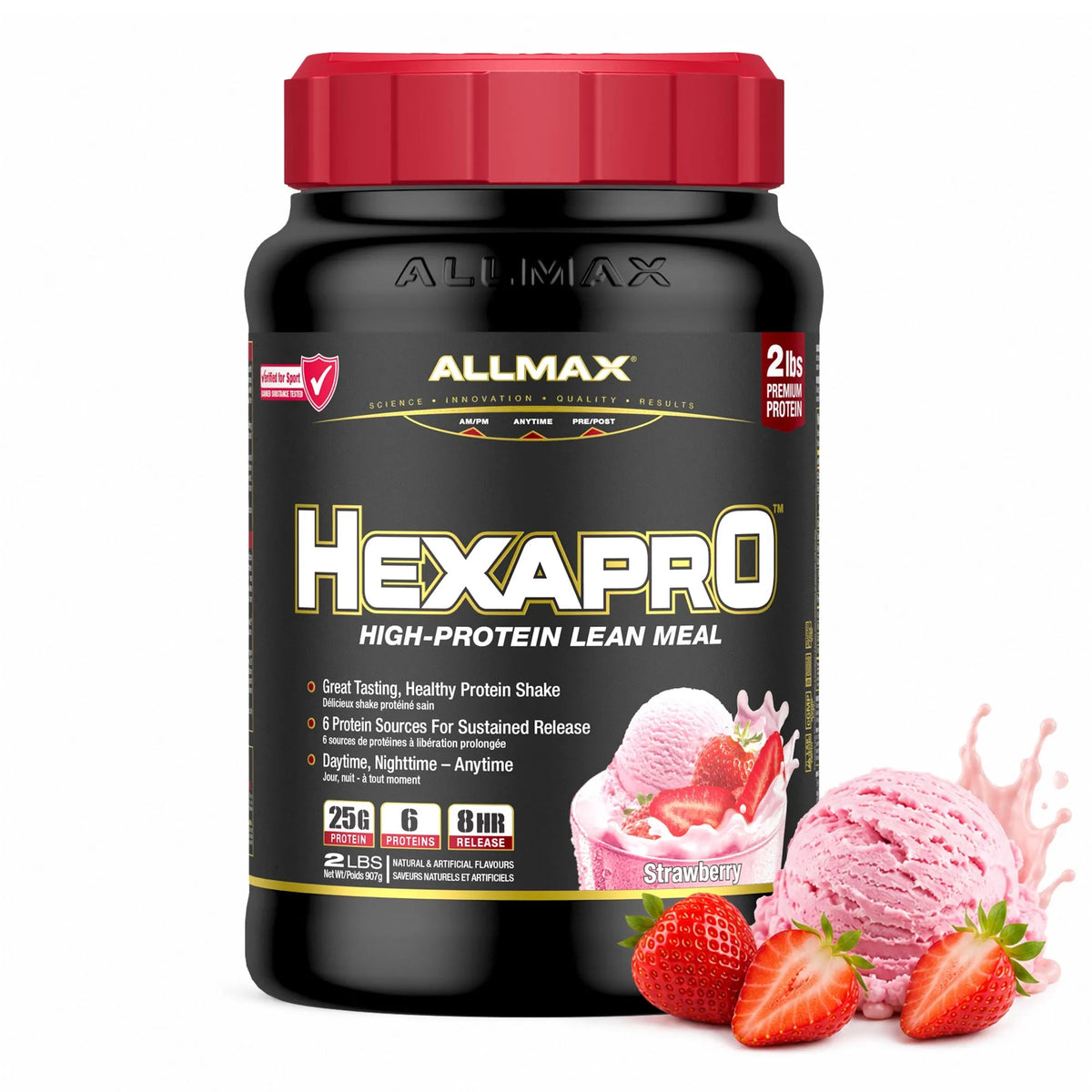 Hexapro: High Protein Lean Meal — 2 lb / Strawberry