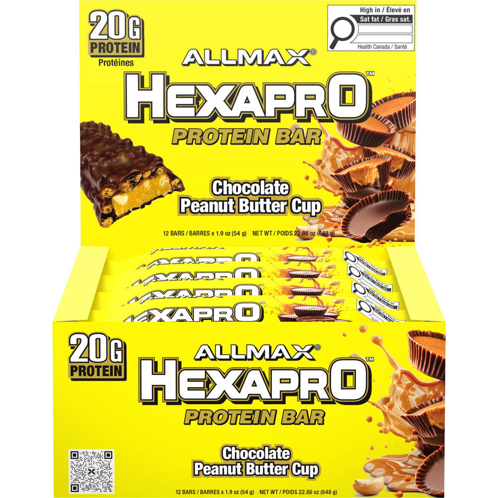 Hexapro Protein Bars — 12 Bars / Chocolate Peanut Butter Cup