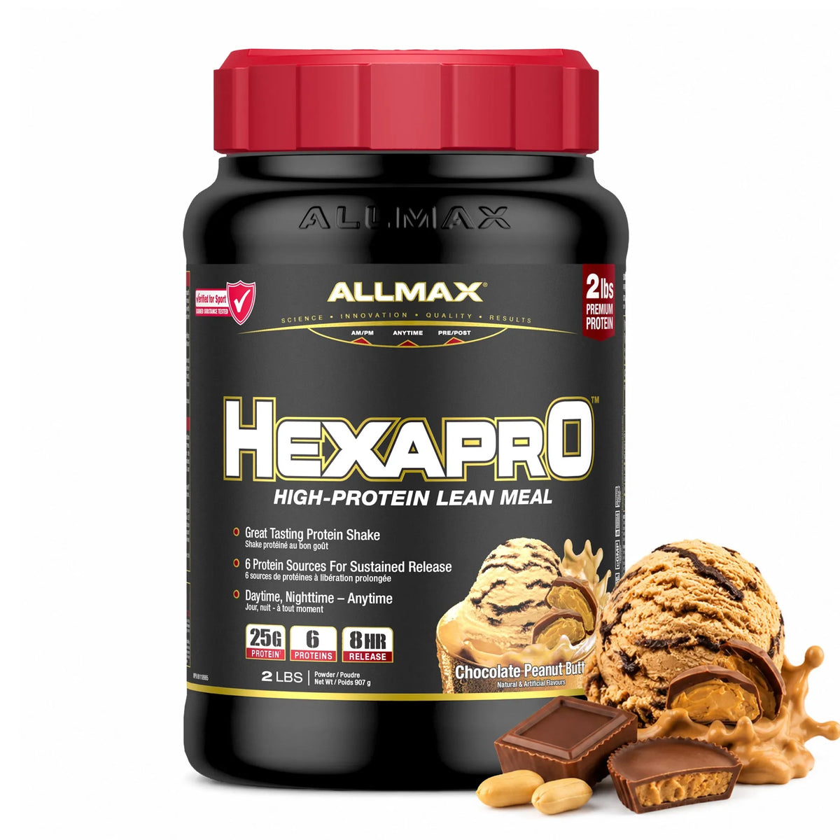 Hexapro: High Protein Lean Meal — 2 lb / Chocolate Peanut Butter