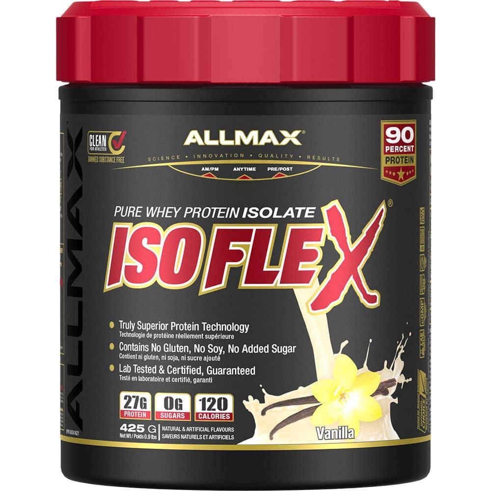 Isoflex: Whey Isolate Protein Powder allmaxnutrition 426 g Vanilla