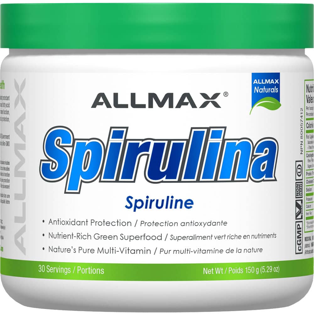 Spirulina 30 Serv by ALLMAX Nutrition in 150g Size.